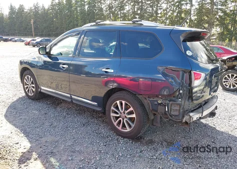 2015 Nissan Pathfinder Sl from USA, damaged, VIN 5N1AR2MM2FC641124